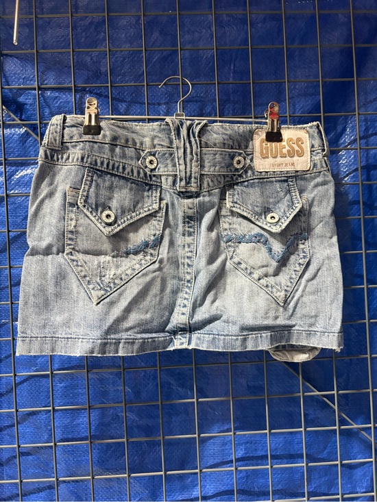 Guess Dresses & Skirts - GUESS Light Blue Denim Mini Skirt with Flap Pockets